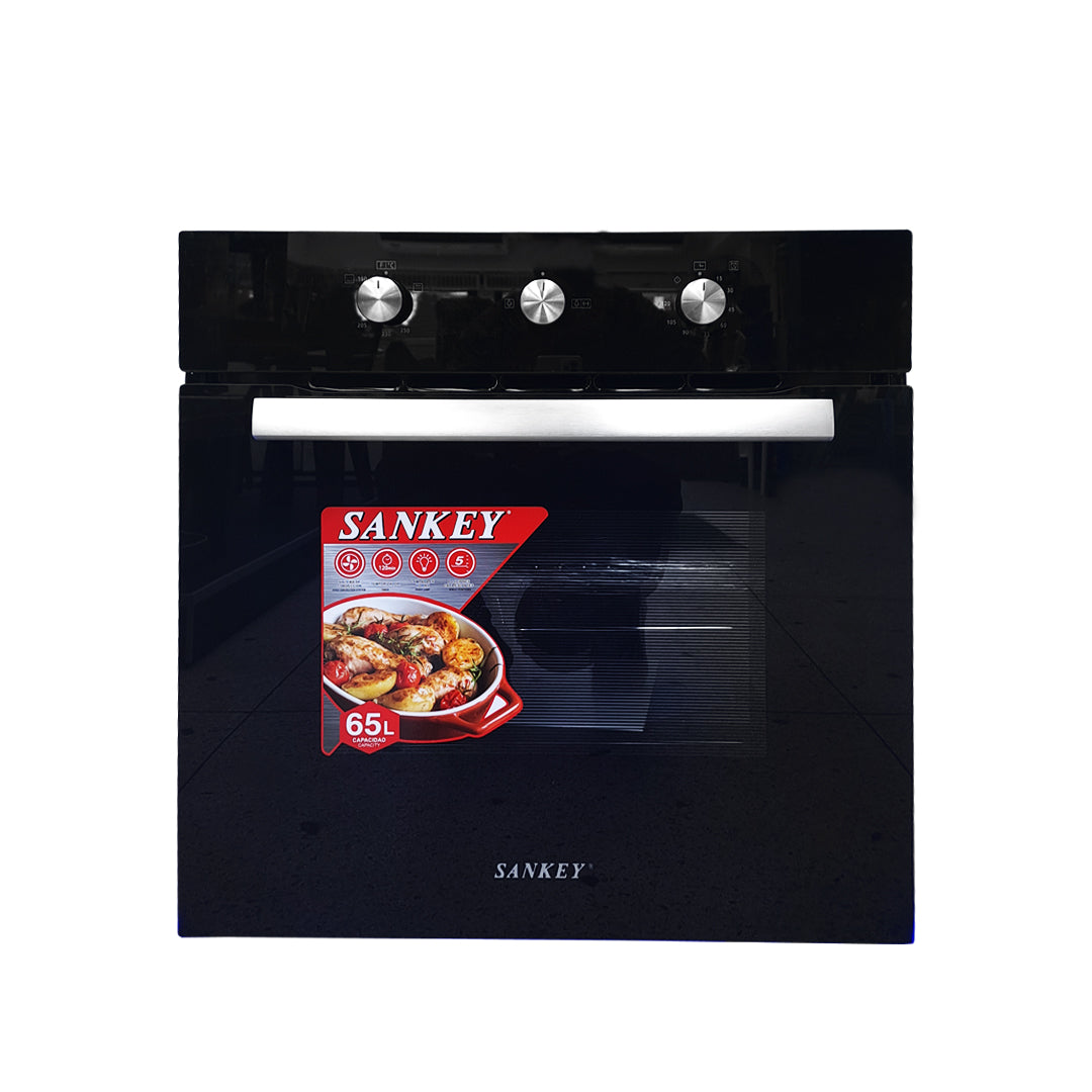 Horno Empotrable a Gas Sankey MGS7121BIN de 65 Litros Negro