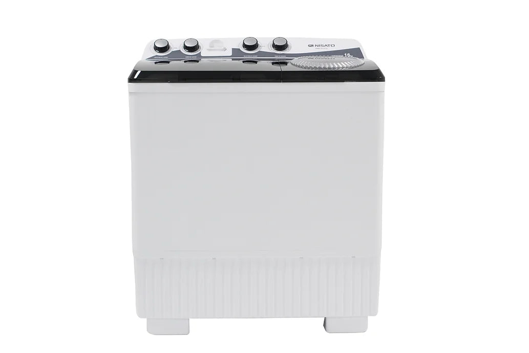 Lavadora Blanca Semi Automática Nisato NWM-1610PXL 16Kg
