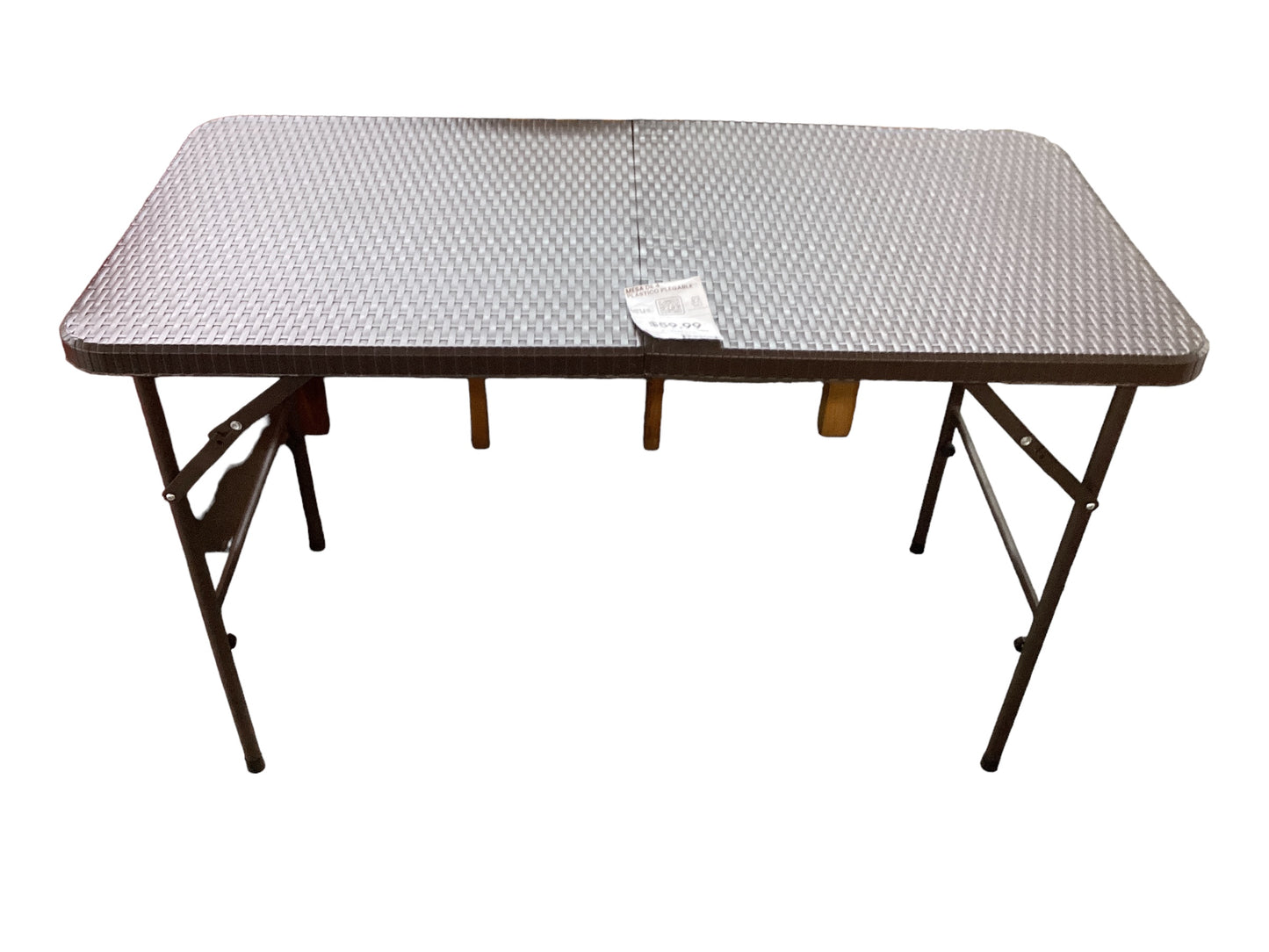 Mesa de 4 plástico plegable